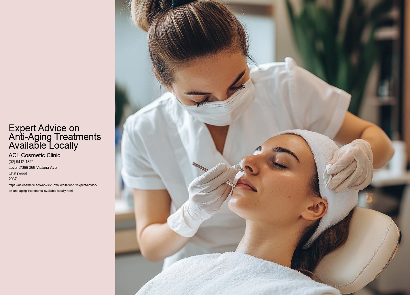 Expert Advice on Anti-Aging Treatments Available Locally
