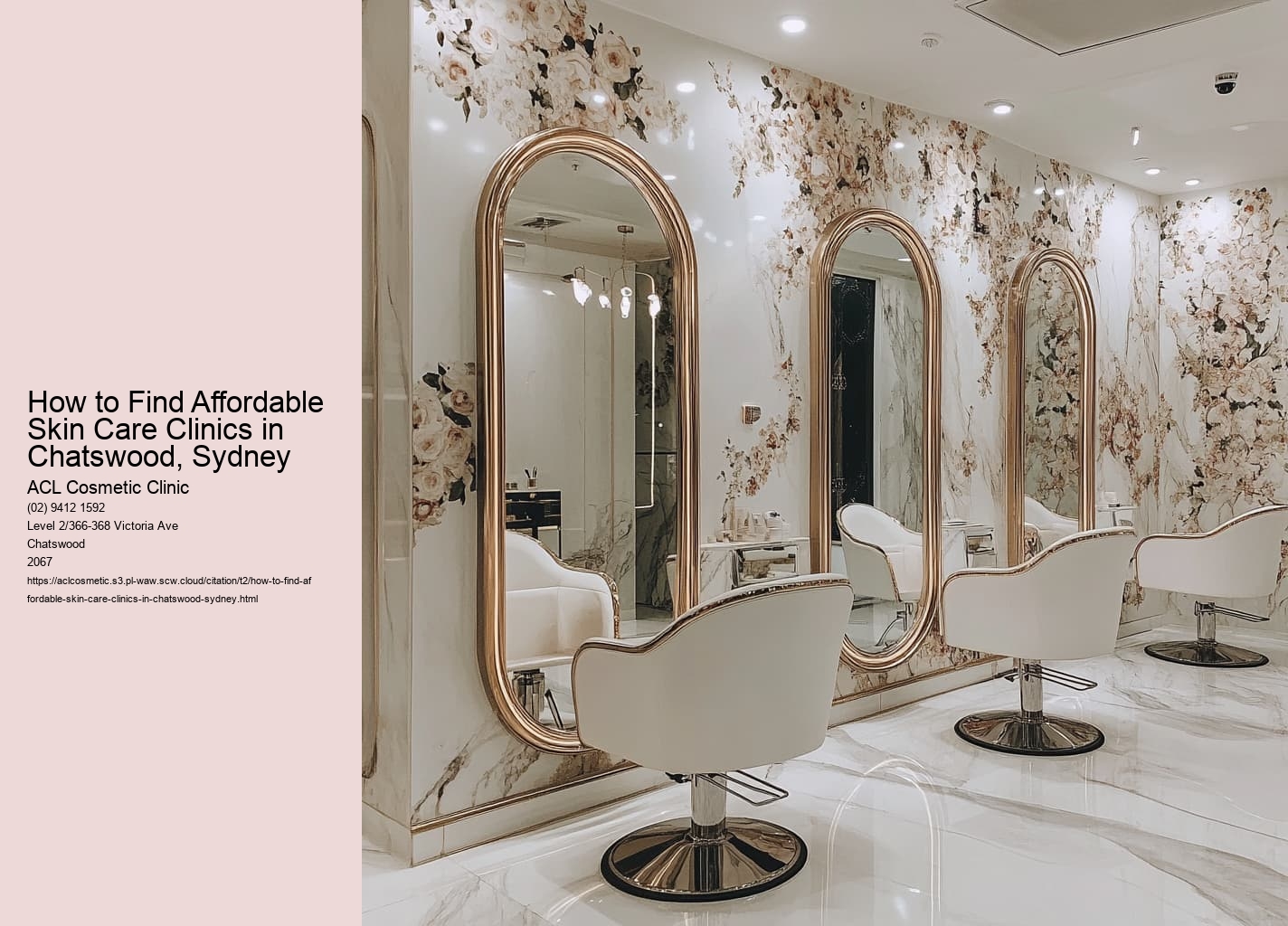 How to Find Affordable Skin Care Clinics in Chatswood, Sydney
