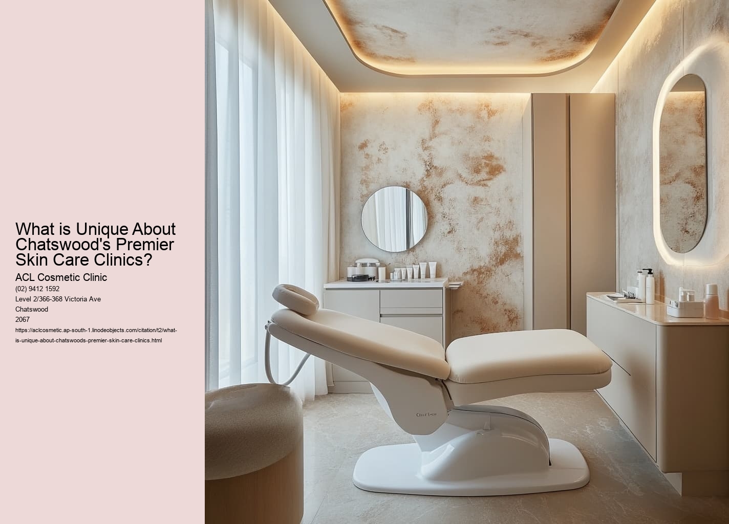 What is Unique About Chatswood's Premier Skin Care Clinics?