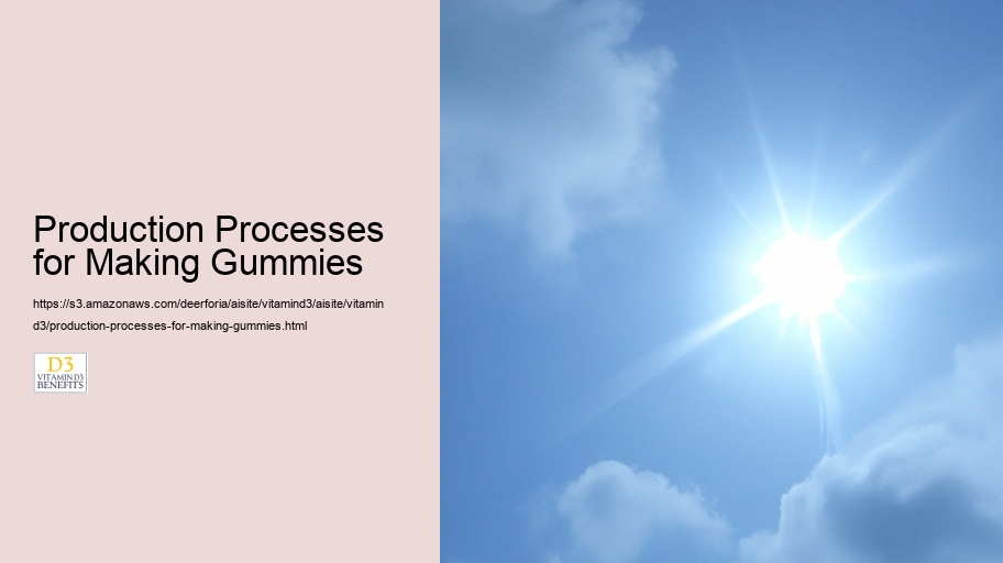 Production Processes for Making Gummies