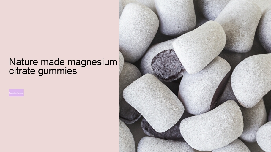 nature made magnesium citrate gummies