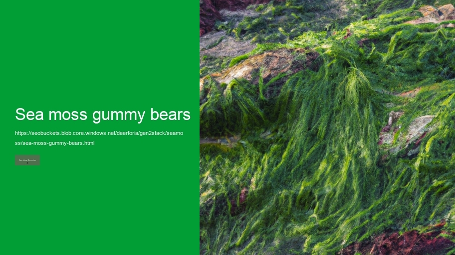 sea moss gummy bears