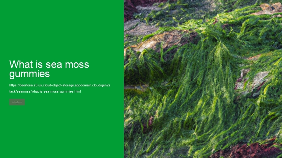 what is sea moss gummies