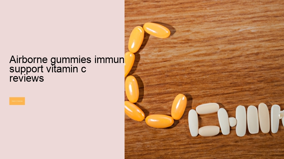 airborne gummies immune support vitamin c reviews