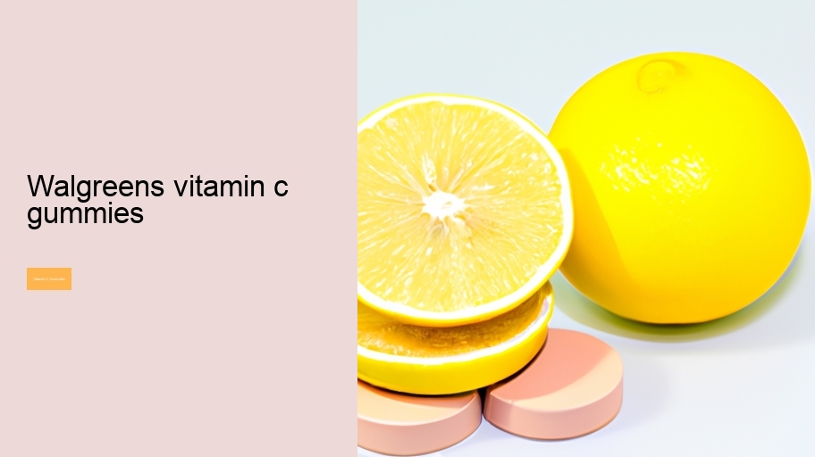 walgreens vitamin c gummies