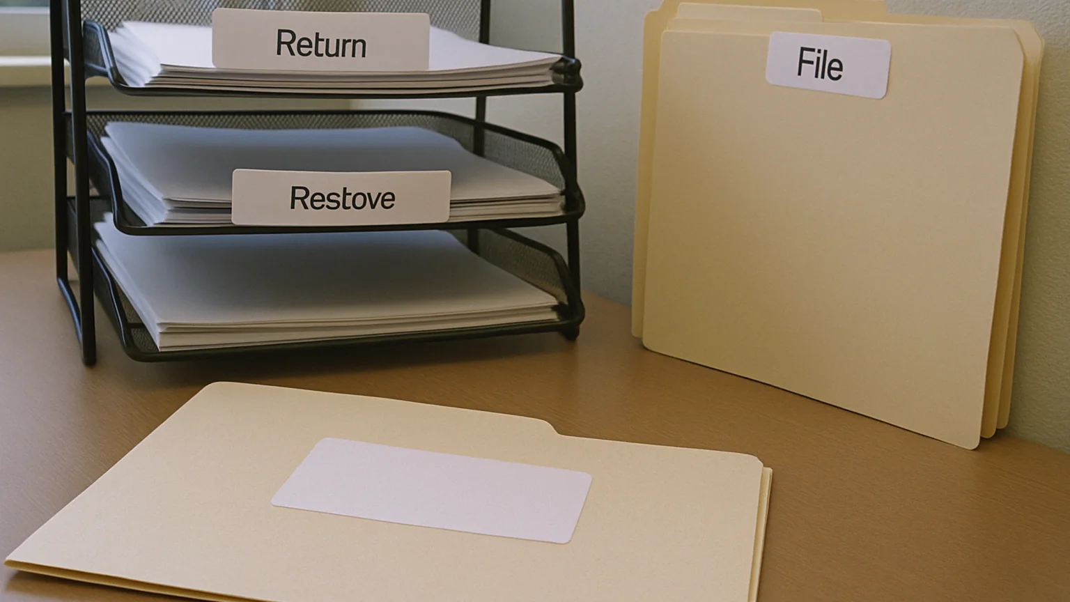 Labeling File Folders file folder organizer detail